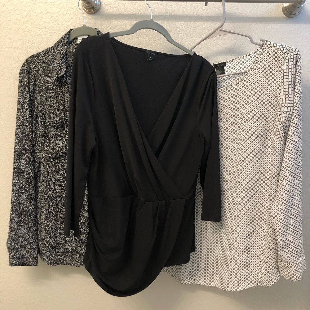 Ann Taylor & Express Work Top Blouse Bundle